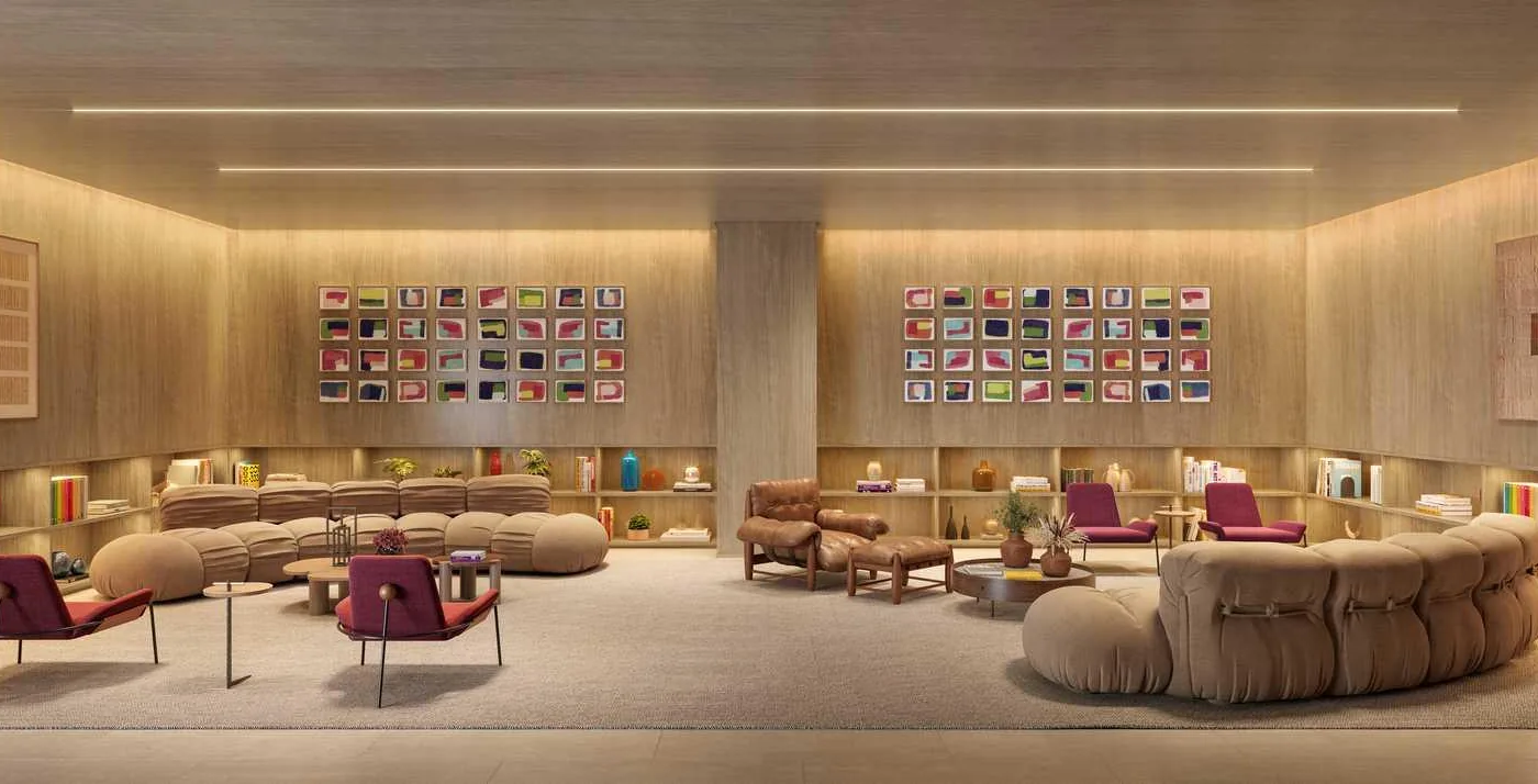 Lobby do T.O.M. Paraíso — controle de acesso