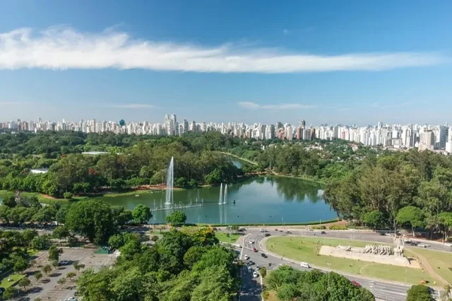 Parque Ibirapuera, próximo ao bairro Paraíso